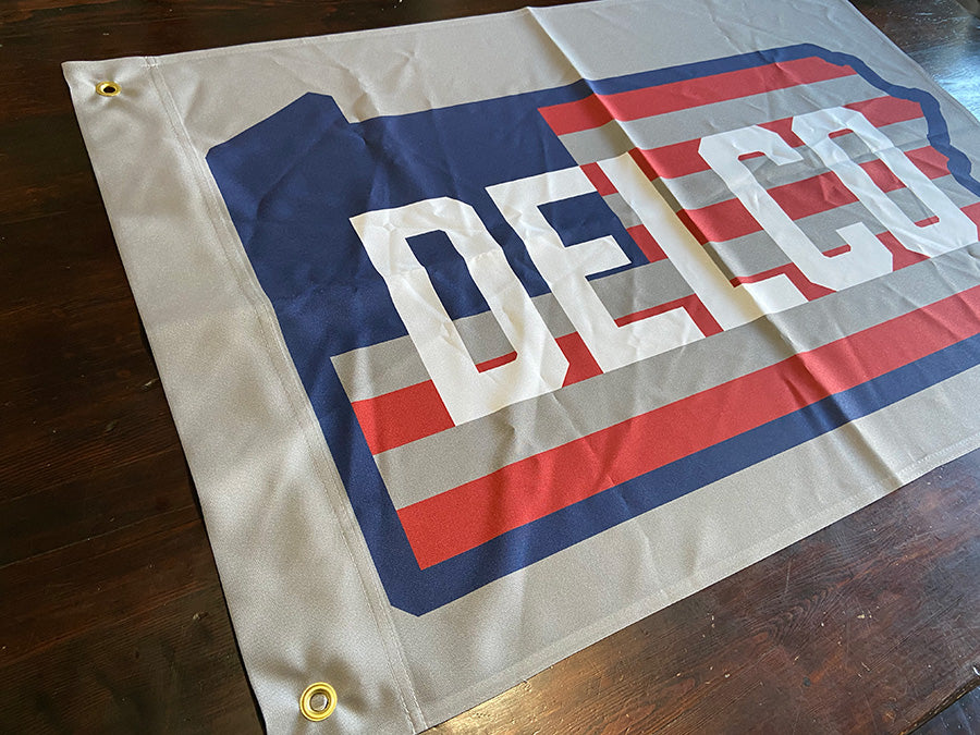 DELCO Star & Stripe Dorm Flag