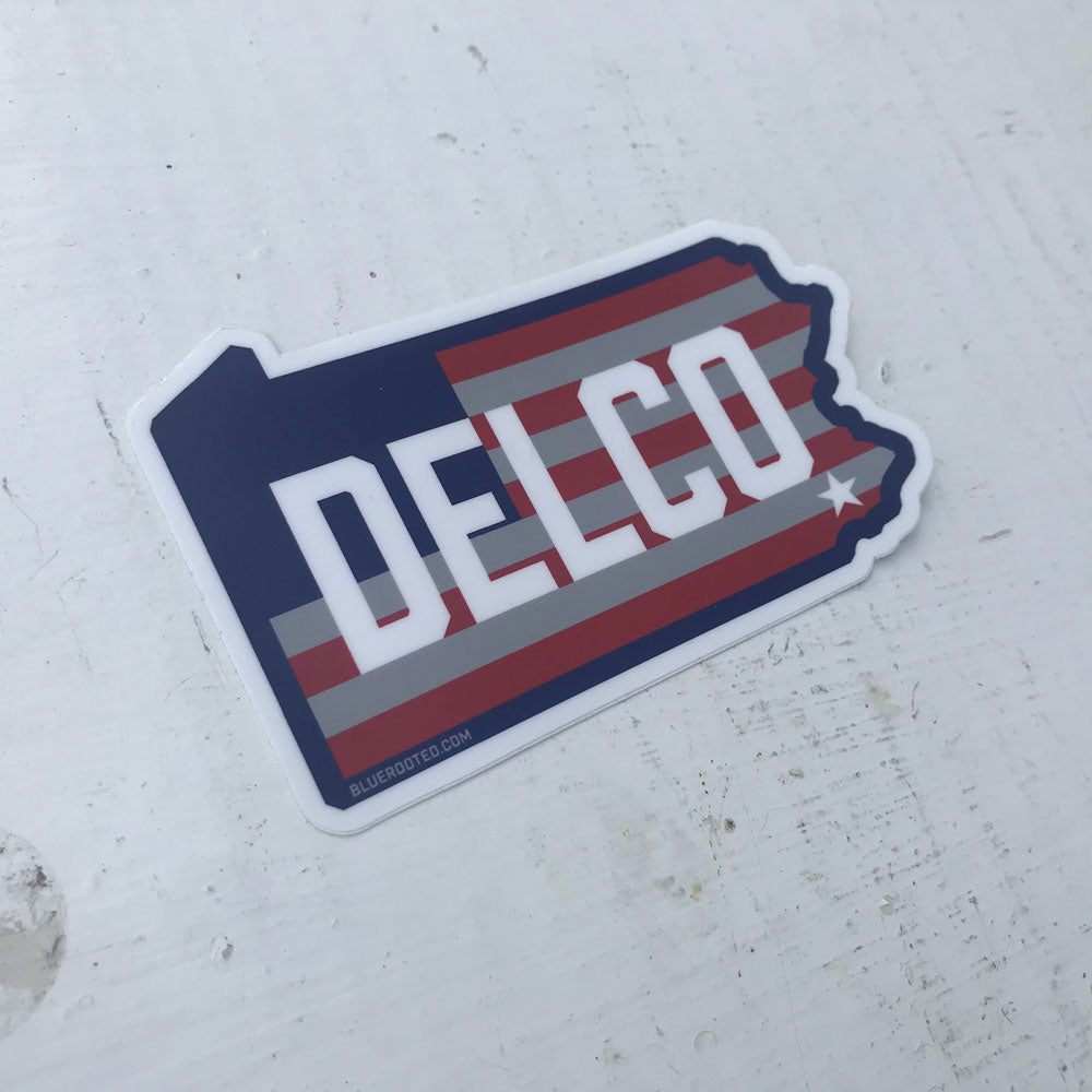 DELCO Star & Stripes Sticker
