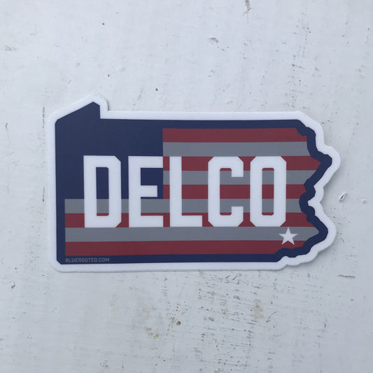 DELCO Star & Stripes Sticker