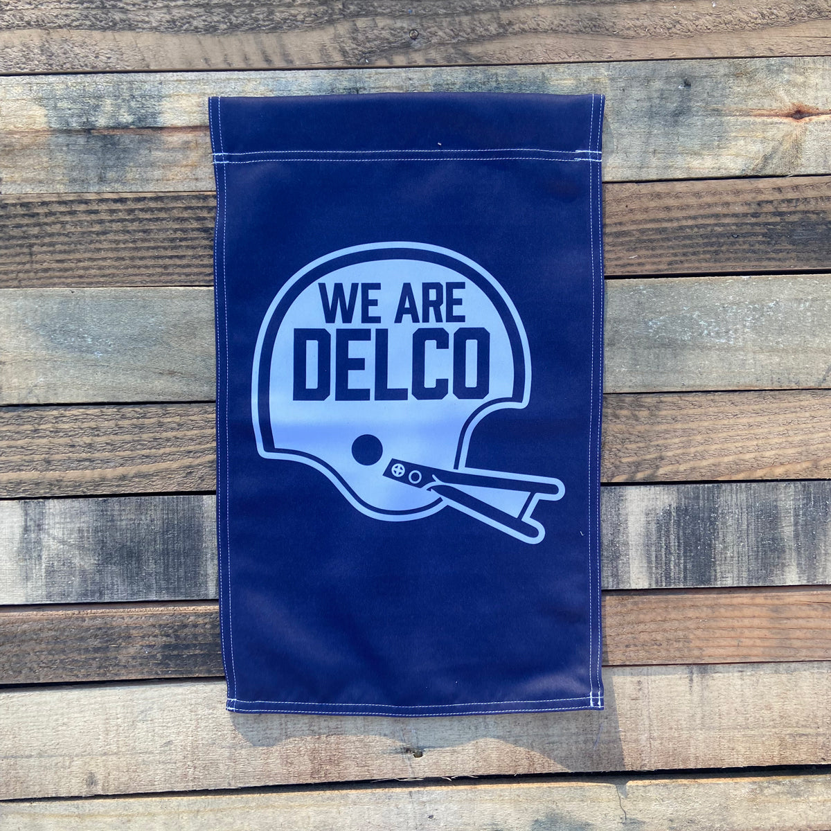 We Are DELCO Garden Flag